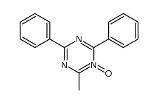 2-methyl-4,6-diphenyl-1,3,5-triazine-1-oxide结构式