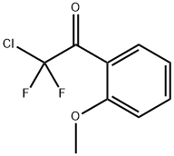 2-Chloro-2,2-difluoro-1-(2-methoxyphenyl)ethanone结构式