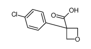 3-(4-Chlorophenyl)oxetane-3-carboxylicacid structure