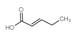 trans-2-pentenoic acid structure