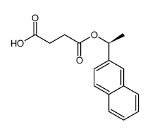 (S)-4-(1-(naphthalen-2-yl)ethoxy)-4-oxobutanoic acid Structure