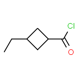 Cyclobutanecarbonyl chloride, 3-ethyl-, trans- (9CI) picture