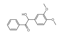 2-(3,4-Dimethoxyphenyl)-2-hydroxy-1-phenylethanone Structure