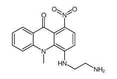 4-(2-aminoethylamino)-10-methyl-1-nitroacridin-9-one Structure