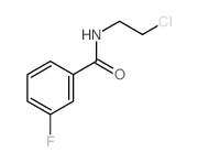 Benzamide,N-(2-chloroethyl)-3-fluoro-结构式