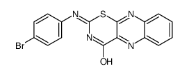 2-(4-bromoanilino)-[1,3]thiazino[5,6-b]quinoxalin-4-one Structure