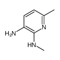 N2,6-Dimethylpyridine-2,3-diamine structure