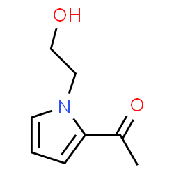 Ethanone, 1-[1-(2-hydroxyethyl)-1H-pyrrol-2-yl]- (9CI)结构式