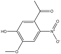 1-(5-Hydroxy-4-methoxy-2-nitro-phenyl)-ethanone结构式