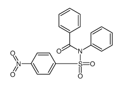 N-(4-nitrophenyl)sulfonyl-N-phenylbenzamide结构式