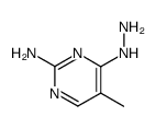 4(1H)-Pyrimidinone, 2-amino-5-methyl-, hydrazone (9CI) Structure