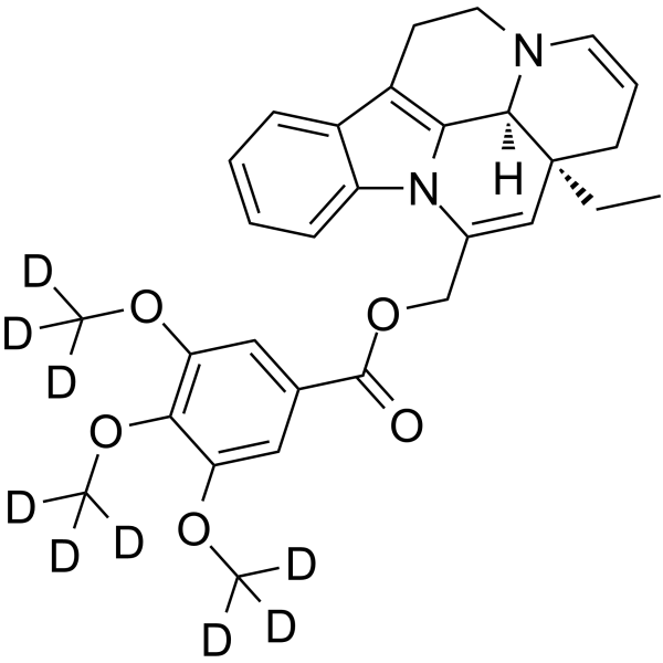 Vinmegallate-d9 Structure