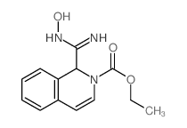 ethyl 1-(N-hydroxycarbamimidoyl)-1H-isoquinoline-2-carboxylate structure