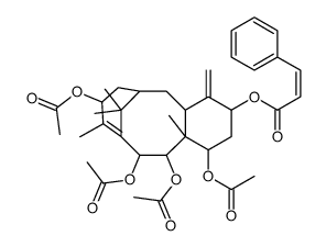 红豆杉素J结构式