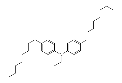 N-Ethyl-4-octyl-N-(4-octylphenyl)aniline structure