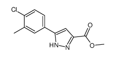 5-(4-氯-3-甲基苯基)-1H-吡唑-3-羧酸甲酯图片