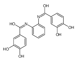 N-[2-[(3,4-dihydroxybenzoyl)amino]phenyl]-3,4-dihydroxybenzamide结构式