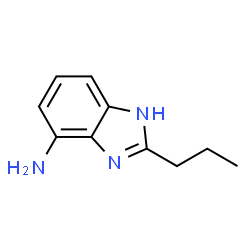 1H-Benzimidazol-4-amine,2-propyl-(9CI) structure