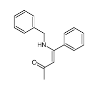 4-(benzylamino)-4-phenylbut-3-en-2-one结构式