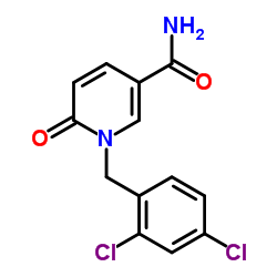 1-(2,4-Dichlorobenzyl)-6-oxo-1,6-dihydro-3-pyridinecarboxamide Structure