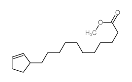 2-Cyclopentene-1-undecanoicacid, methyl ester结构式