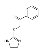 2-phenacylthioimidazoline结构式