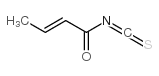 CROTONYL ISOTHIOCYANATE structure