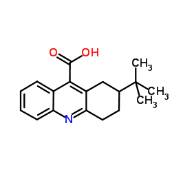 2-TERT-BUTYL-1,2,3,4-TETRAHYDRO-ACRIDINE-9-CARBOXYLIC ACID Structure