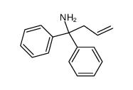 1,1-二苯基丁-3-烯-1-胺结构式