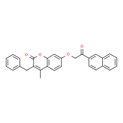 3-benzyl-4-methyl-7-(2-naphthalen-2-yl-2-oxoethoxy)chromen-2-one picture