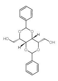 2,4:3,5-Di-O-benzylidene-L-iditol结构式