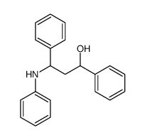 3-anilino-1,3-diphenylpropan-1-ol结构式