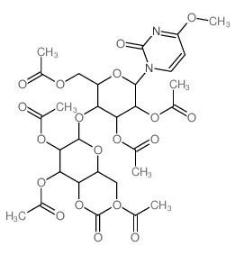 2(1H)-Pyrimidinone,1-(4-O-b-D-galactopyranosyl-b-D-glucopyranosyl)-4-methoxy-,htate (ester) (8CI) picture