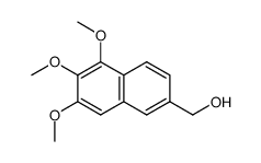 2-hydroxymethyl-5,6,7-trimethoxynaphthalene结构式