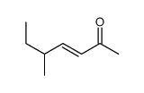 3-Hepten-2-one, 5-methyl-结构式