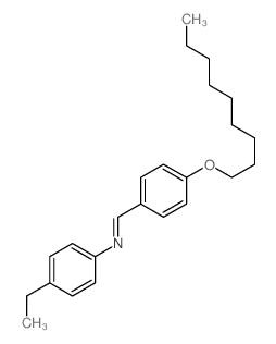 N-(4-ethylphenyl)-1-(4-nonoxyphenyl)methanimine Structure