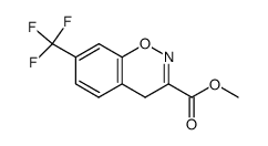 7-trifluoromethyl-3-methoxycarbonyl-4H-1,2-benzoxazine Structure