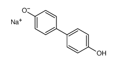 sodium 4-(4-hydroxyphenyl)phenolate structure