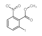 methyl 2-iodo-6-nitro-benzoate结构式