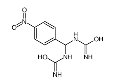 [(carbamoylamino)-(4-nitrophenyl)methyl]urea Structure