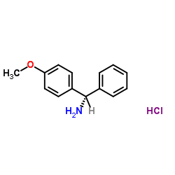 (S)-1-(4-Methoxyphenyl)-1-phenylmethanamine hydrochloride (1:1) Structure