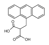 9-anthrylmethylmalonic acid Structure