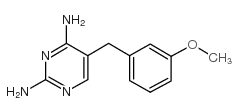 2,4-Diamino-5-(3-methoxybenzyl)pyrimidine Structure