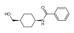 cis 4-benzoylaminocyclohexanemethanol Structure