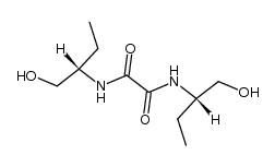 (-)-(S)-N,N'-Bis-(2-hydroxy-1-aethyl-aethyl)-oxalsaeurediamid结构式