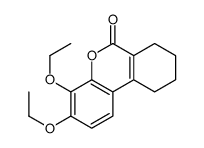 3,4-diethoxy-7,8,9,10-tetrahydrobenzo[c]chromen-6-one结构式