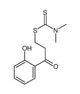 [3-(2-hydroxyphenyl)-3-oxopropyl] N,N-dimethylcarbamodithioate结构式