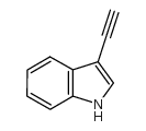 3-乙炔基吲哚结构式