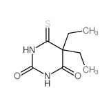 2,4(1H,3H)-Pyrimidinedione,5,5-diethyldihydro-6-thioxo- picture