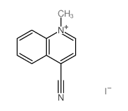 Quinolinium,4-cyano-1-methyl-, iodide (1:1) picture